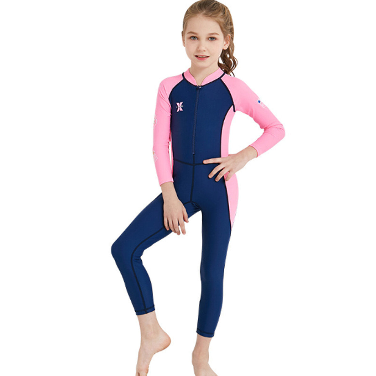 UPF50+ UV-Proof Children Full Body Wetsuits Kids Swimwears Diving Suits For Boys Girls Surfing Water Sports
