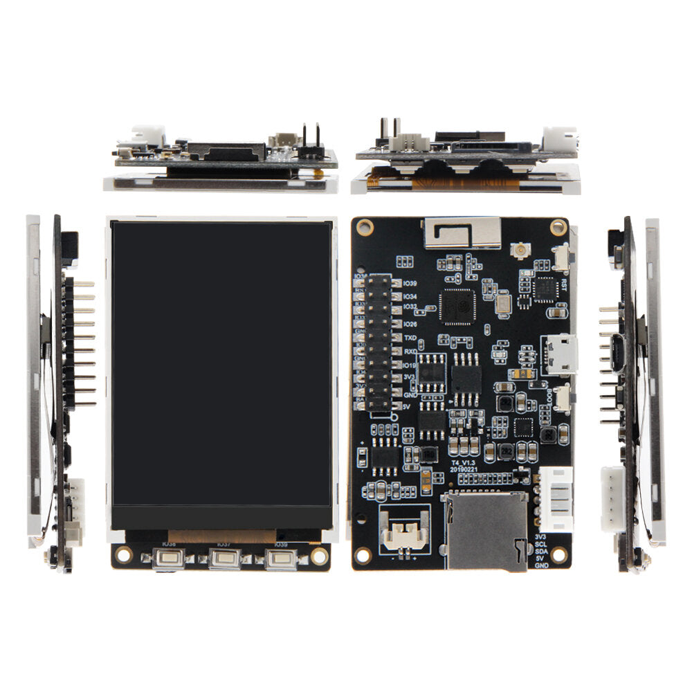 LILYGO TTGO T4 V1.3 ILI9341 2.4 inch LCD Display Backlight Adjustment CH9102F ESP32 Development Board WIFI Wireless Bluetooth Module