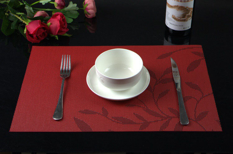 Washable Placemat for Dining Table Creative Heat Insulation Stain Resistant Anti-skid Eat Mats