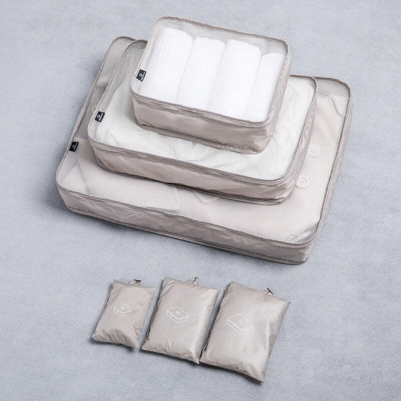 IPRee Travel Foldable Clothes Storage Bag Waterproof Mesh Underwear Cosmetic Organizer Zipper Bag