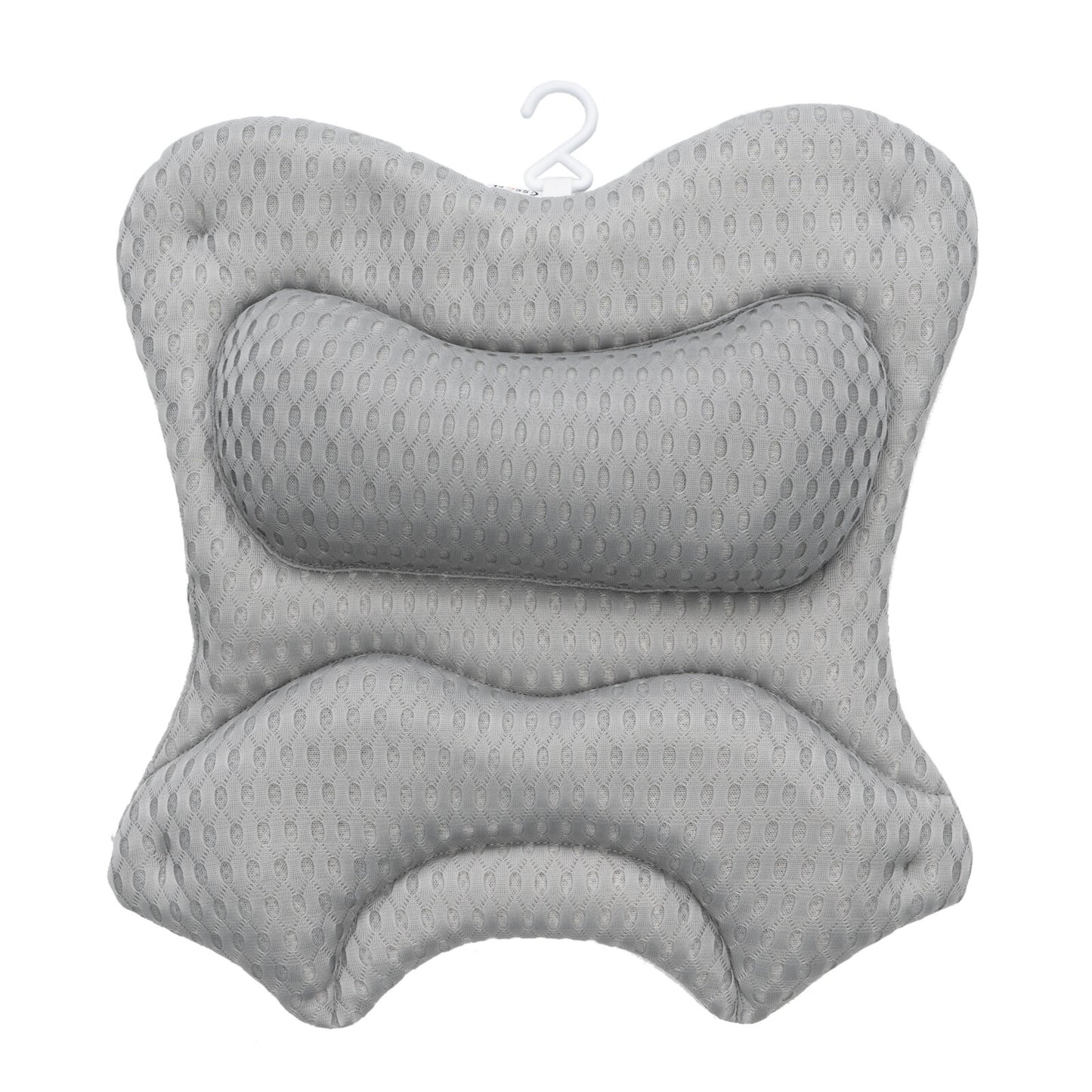 Essort Bath Pillow Spa Neck Back Support Bathtub Tub 3D Mesh Cushions Suction Cups