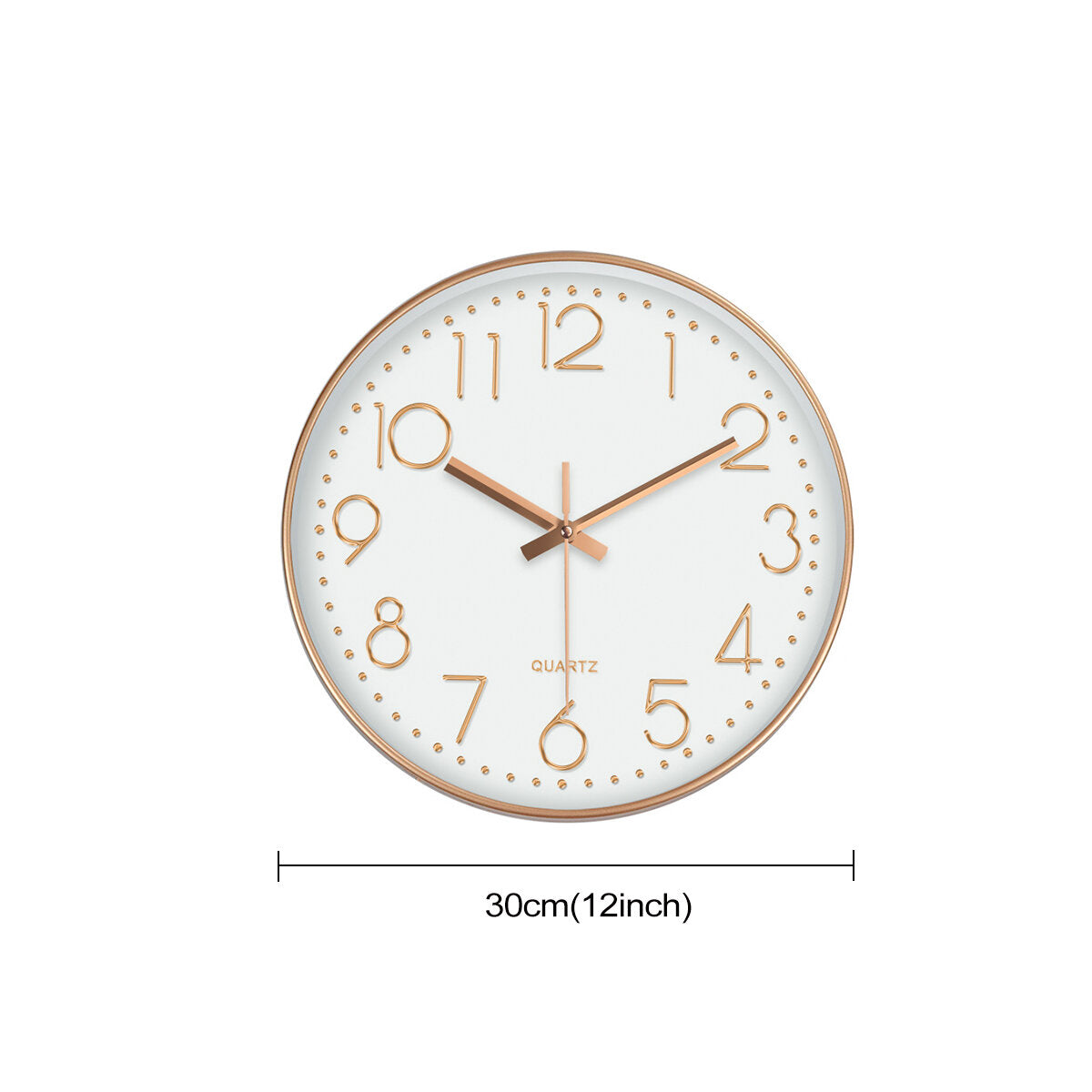 12inch DIY Wall Clock Silent Quartz Wall Night Clocks Multicolor Optional