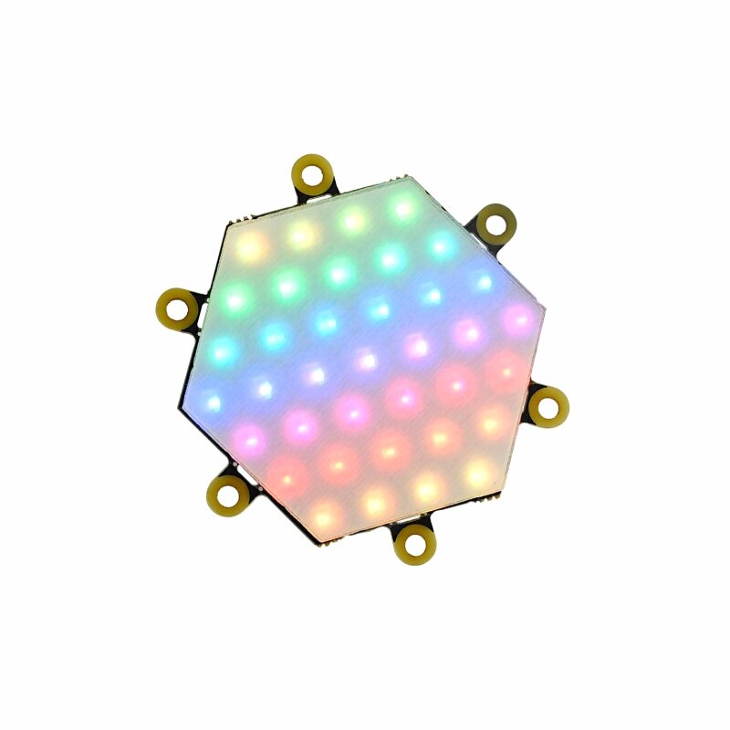 M5Stack NeoHEX Hexagonal RGB LED Light Board WS2812C-2020-V1 37 Lamp Beads