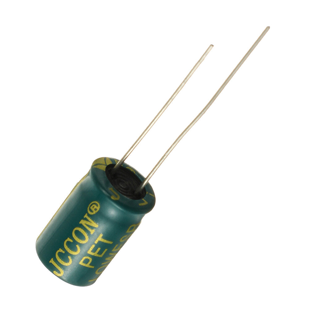 Geekcreit 50PCS 400V 6.8uf High Frequency Low Resistance Switching Power Supply Aluminum Electrolytic Capacitor 8mm*12mm with Box 400V 6.8F
