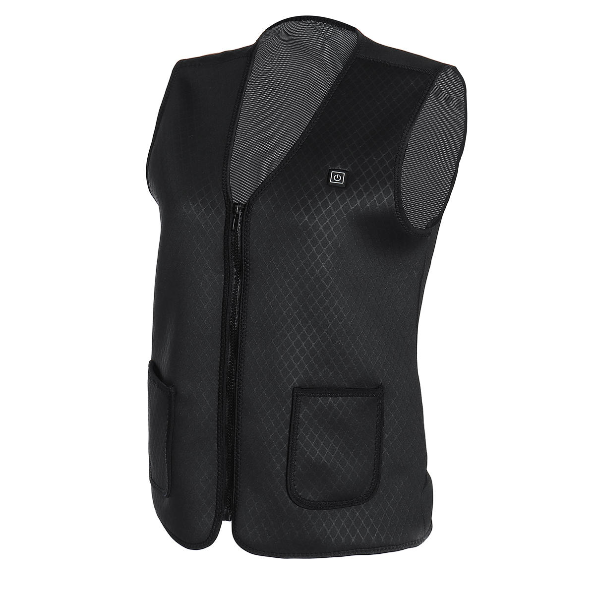Electric 5V USB Heated Warm Cotton Vest Men Women 3S Warm Infrared Heating Coat Jacket
