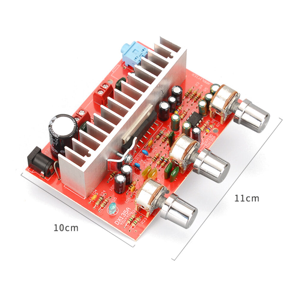 HT13135 DC12V 44W DIY Stereo Dual Channel Power Amplifier Board