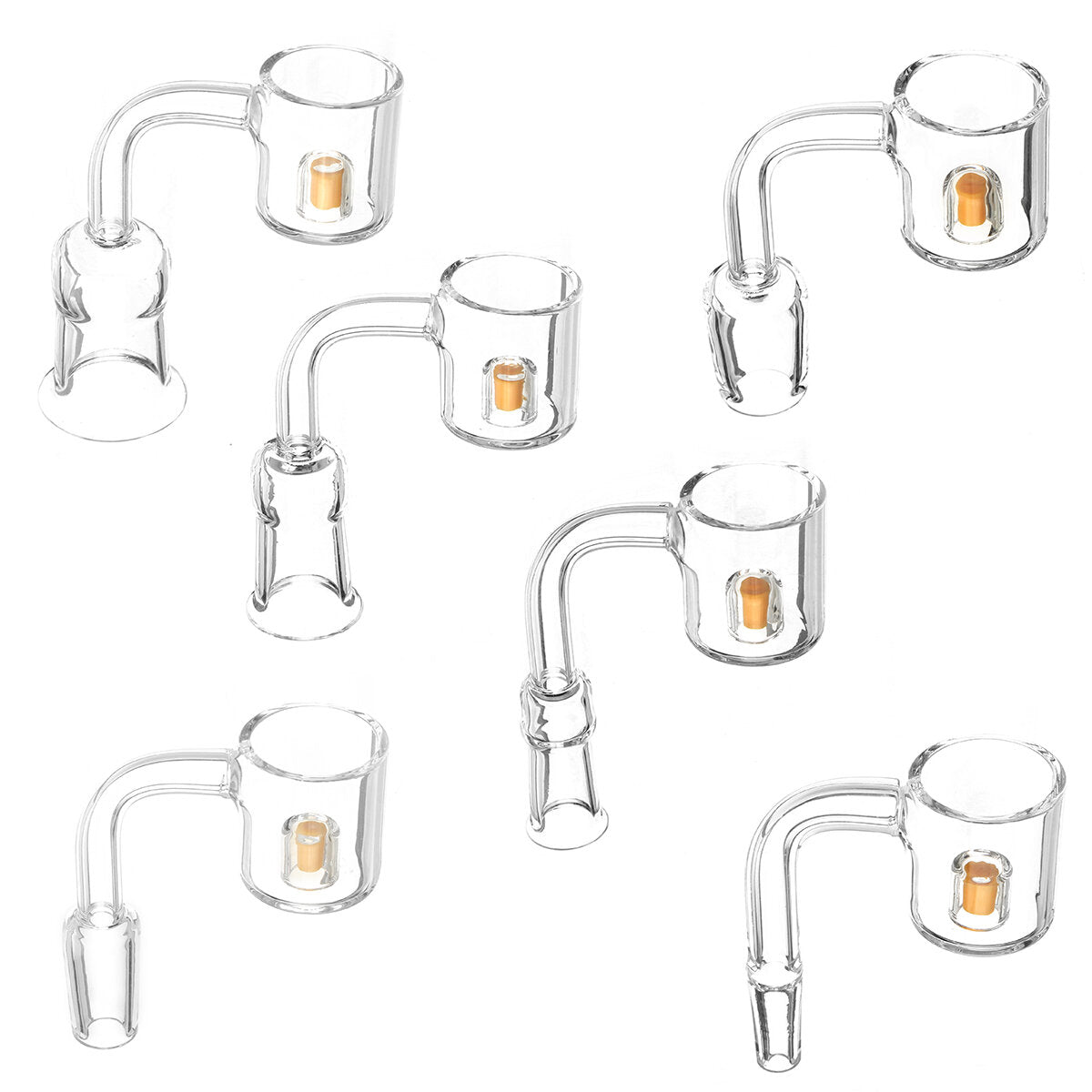 Water Pipe Glass Cap with Quartz Bowl Quartz Nail 18mm/14mm/10mm Male/Female