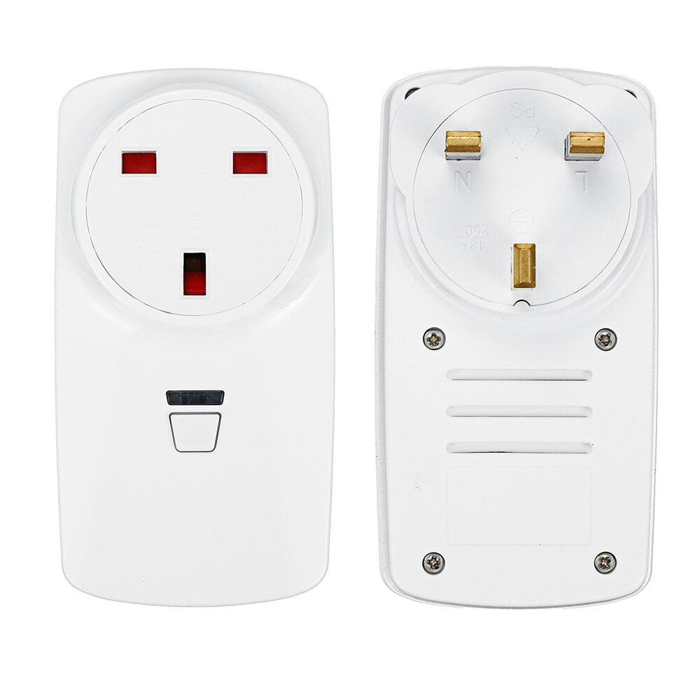 Wireless Remote Control Socket AC220V UK Socket + Remote Control Round SOS Remote Control