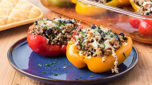 Quinoa-Stuffed Bell Peppers Recipe