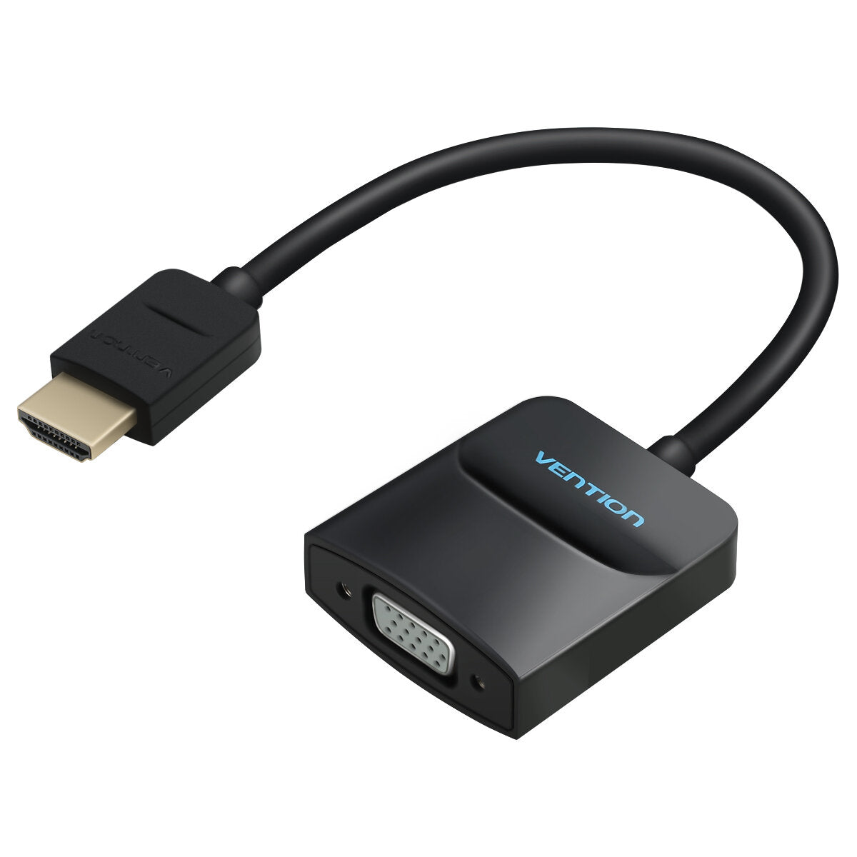 Vention HDMI to VGA Converter White 0.15m Cable Length 3.5mm Audio Cable