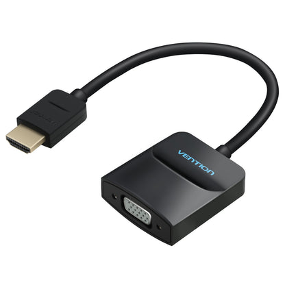 Vention HDMI to VGA Converter White 0.15m Cable Length 3.5mm Audio Cable