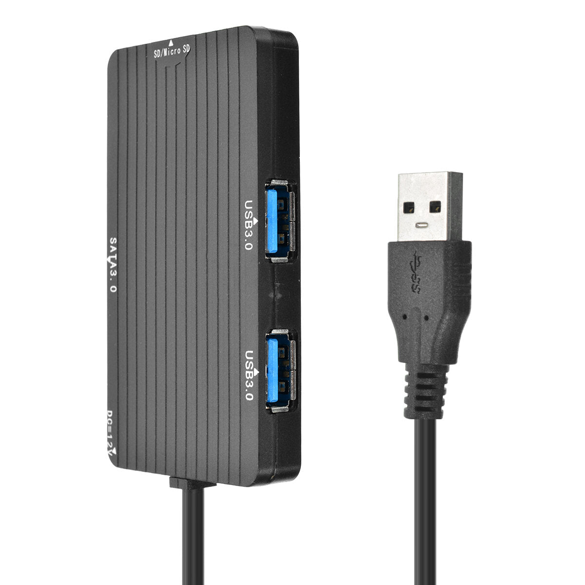 ELEGIANT USB3.0/SATA3.0 Converter 2.5" USB3.0 Hard Drive Adapter TF/SD Card Card Reader