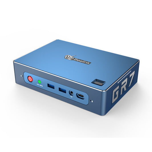 Beelink GT-R AMD Ryzen 7 3750H Quad Core 2.3GHz to 4.0GHz 16GB DDR4 RAM 500GB SSD ROM WiFi 6 BT5.0 4K Radeon RX Vega 10 Graphics 1400 MHz Voice Interaction