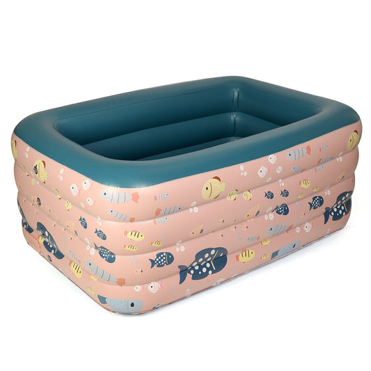1.2m/1.4m/1.8m Inflatable Swimming Pool Adults Kids Bathing