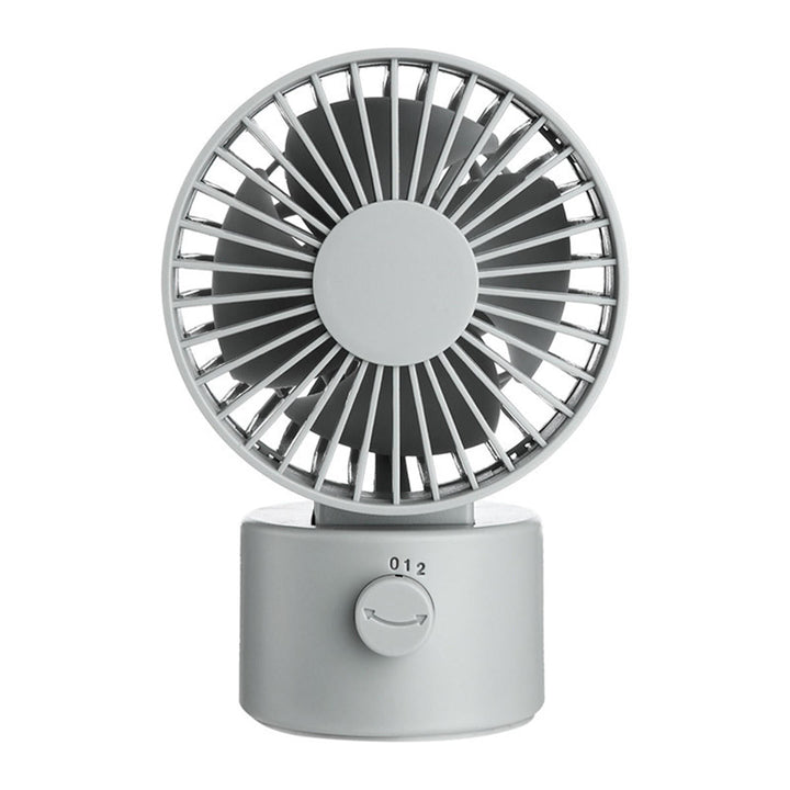 1.2w Mini Usb Rechargeable Desktop Silent Fan 2 Modes Wind