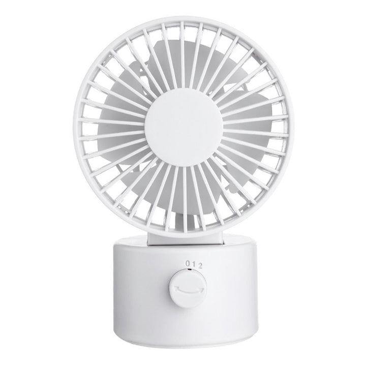1.2w Mini Usb Rechargeable Desktop Silent Fan 2 Modes Wind