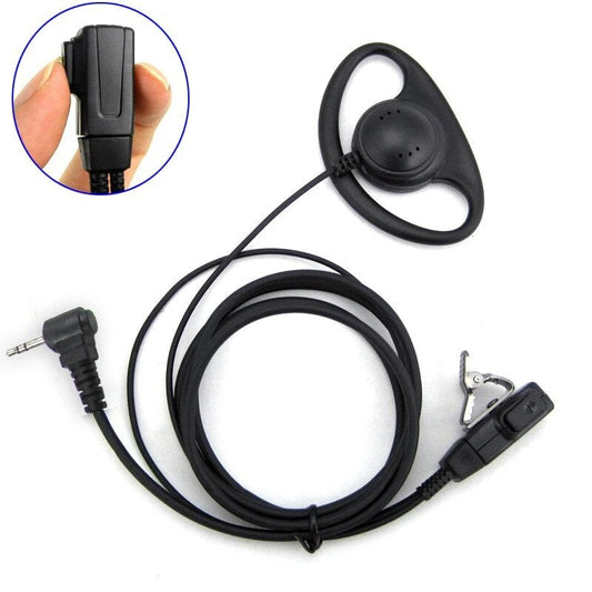 1 Pin Fbi Earhook Earpiece d Type Headset Ptt For Motorola