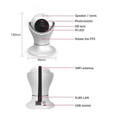 1080p Hd Wireless Ip Camera Wifi Intelligent Network Remote