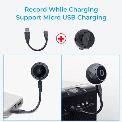 1080p Mini Wifi Ip Camera 120 Viewing Video Recorder Remote
