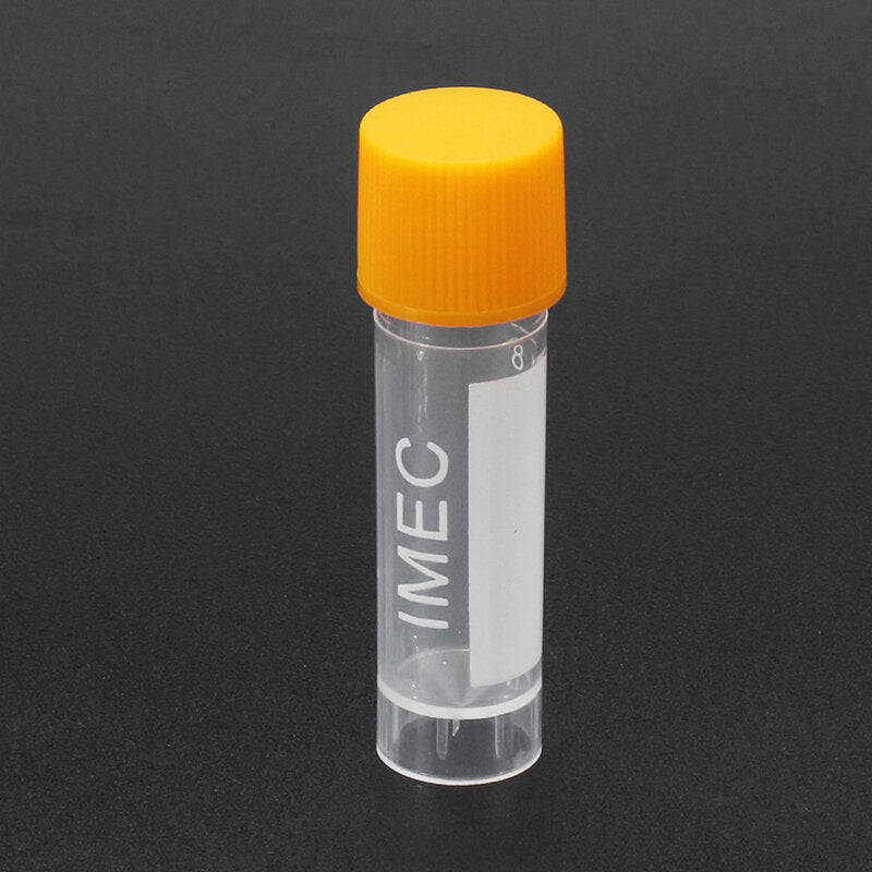10pcs 1.8ml Plastic Graduated Vial 0.063oz Cryovial Tube
