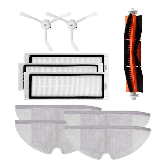 10pcs Hepa Filter Replacement Vacuum Cleaner Side Brush Mop