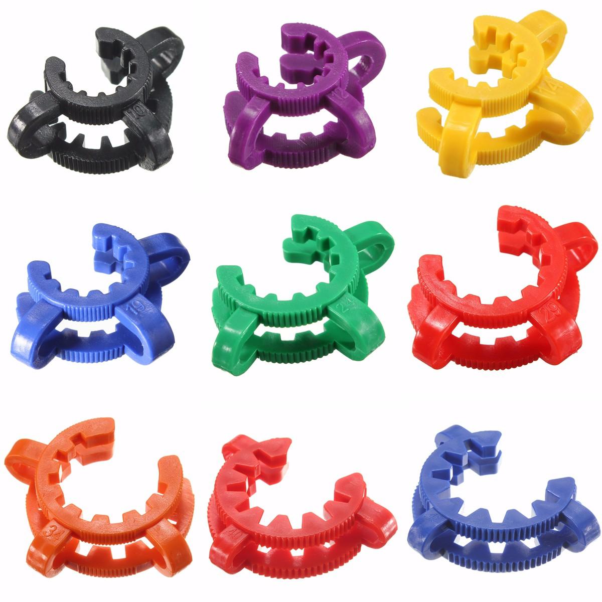 10pcs Laboratory Lab Plastic Clamp Tongs Clip For 1621 1822