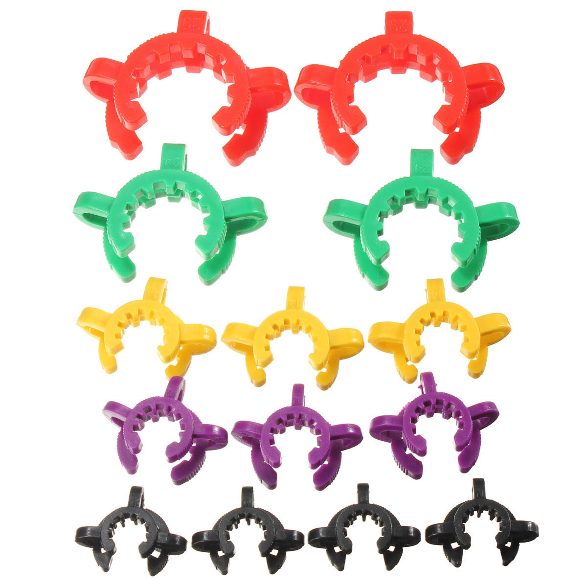 10pcs Laboratory Lab Plastic Clamp Tongs Clip For 1621 1822