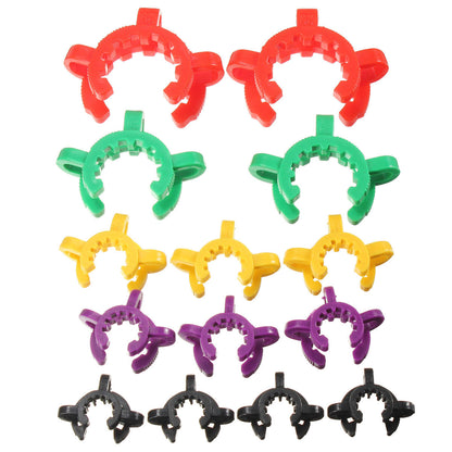 10pcs Laboratory Lab Plastic Clamp Tongs Clip For 1621 1822