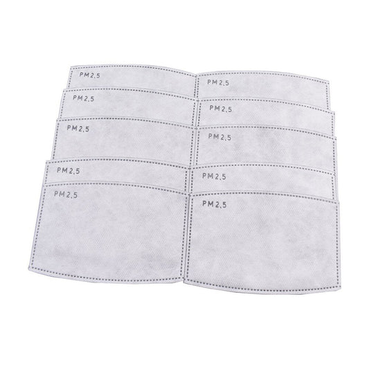 10pcs Pm2.5 Filter Mask Pad Anti Haze Mouth Dust Health Care