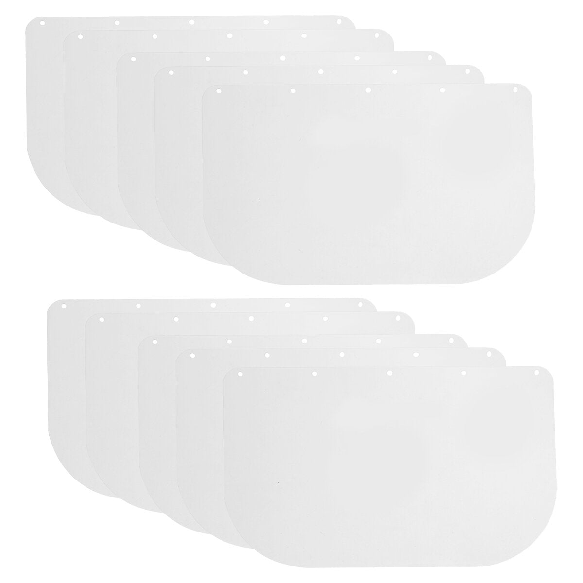 10pcs Shield+1pcs Support Transparent Protective Full Face