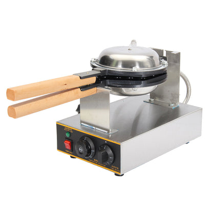 110v Electric Egg Cake Oven Pan Waffle Maker Breakfast