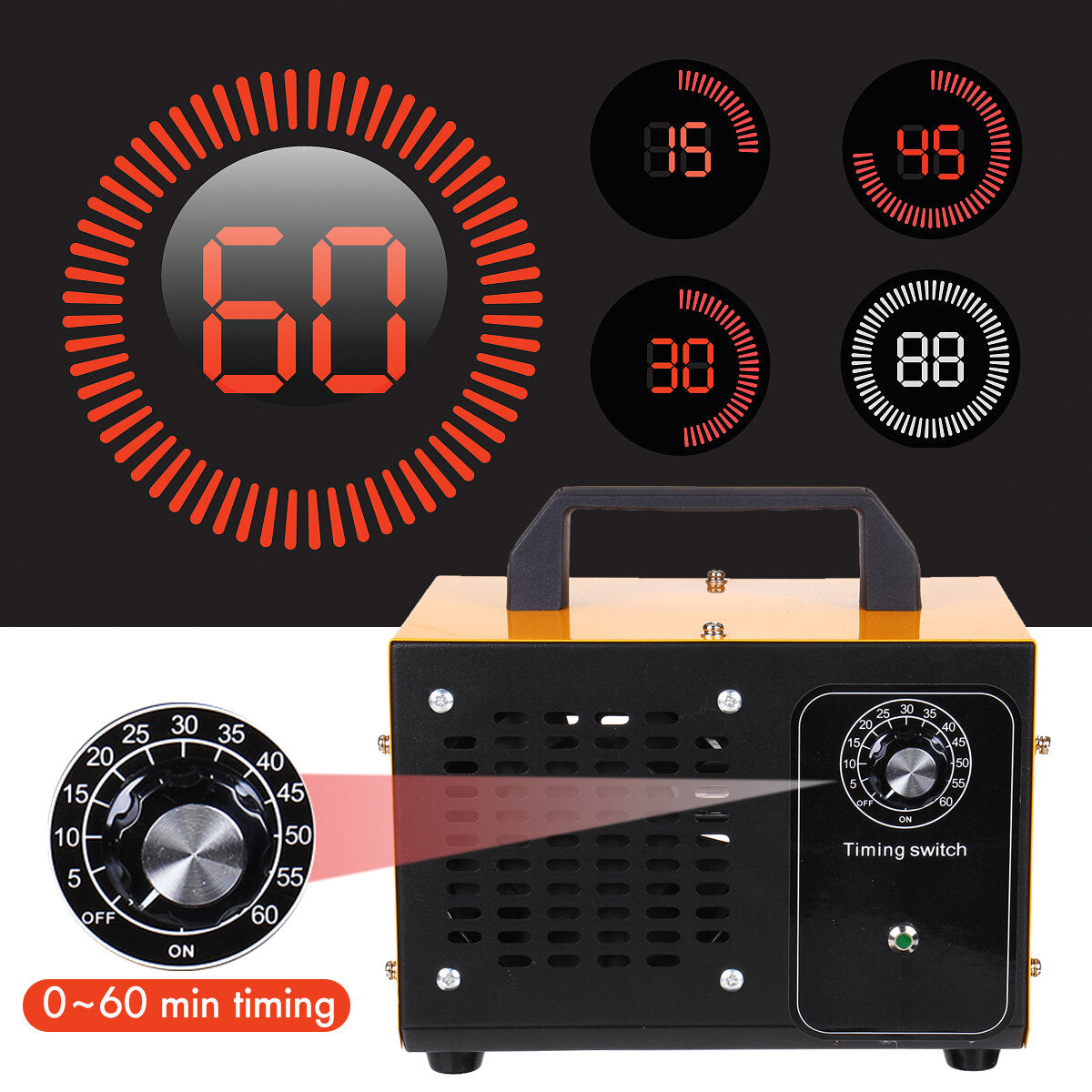 110w Ozone Generator Ozonator Air Purifier Machine Metal