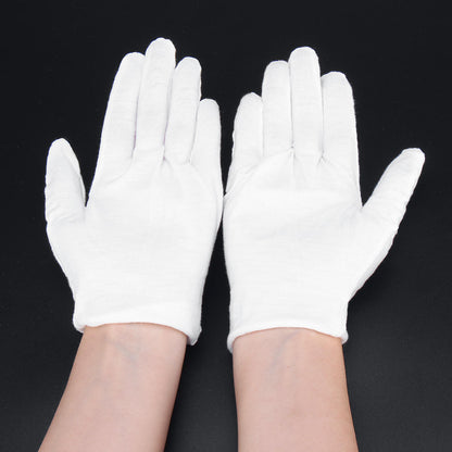 12 Pairs Non-slip Work Gloves Etiquette Cooling Workshop