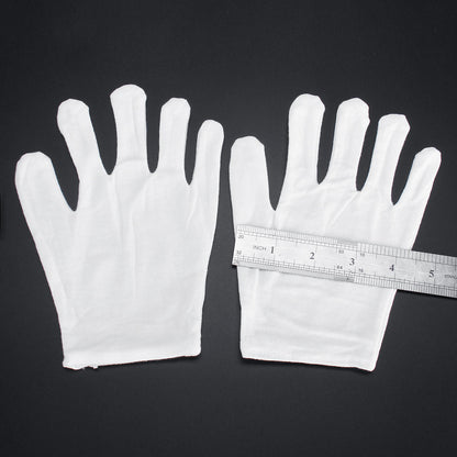 12 Pairs Non-slip Work Gloves Etiquette Cooling Workshop