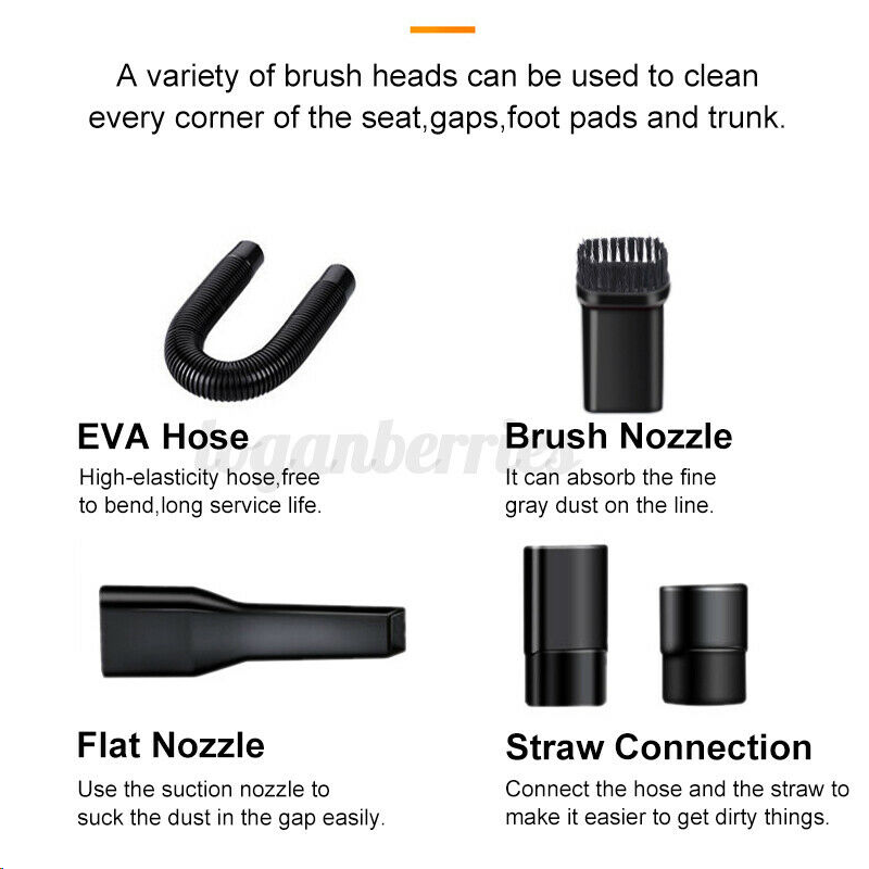 120w 5m Wired Handheld Vacuum Cleaner 4500pa Powerful