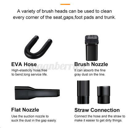120w 5m Wired Handheld Vacuum Cleaner 4500pa Powerful