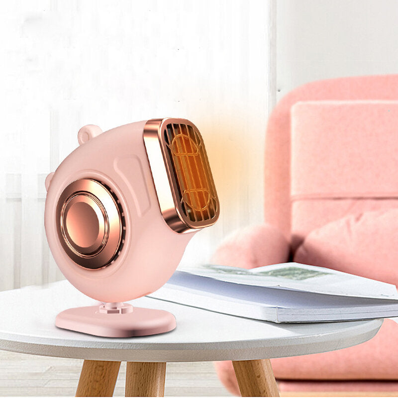 120w Car Heater Defrosting Electric Fan 360 Rotating Rapid