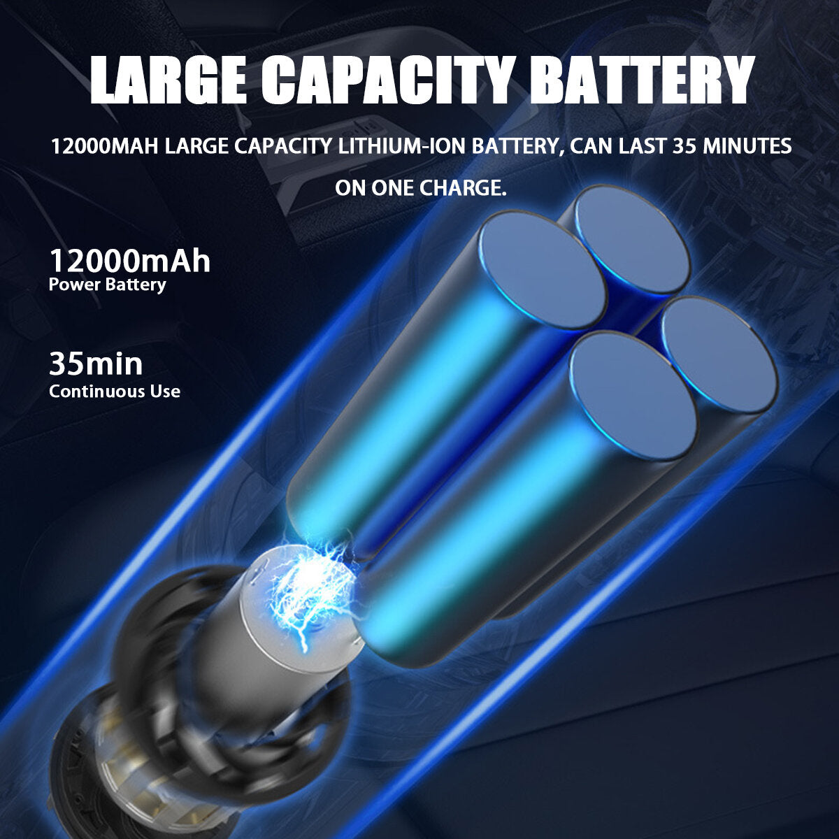 120w Handheld Portable Handy Car Home Vacuum Cleaner 6000pa
