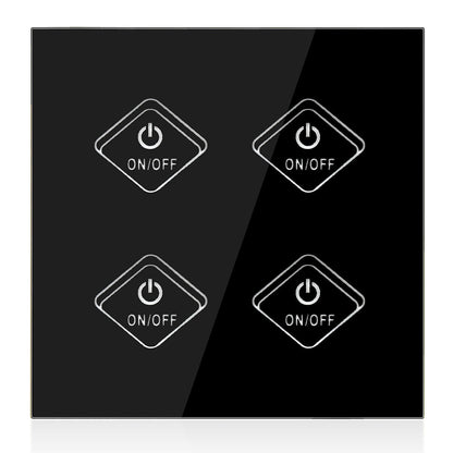 1/2/3/4gang Wifi Smart Wall Light Remote Touch Switch Panel