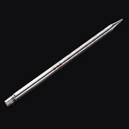 1/2/3/5/10ml Glass Short Pipette With Scale And Bubble Lab