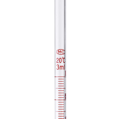 1/2/3/5/10ml Glass Short Pipette With Scale And Bubble Lab