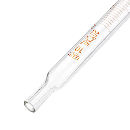 1/2/3/5/10ml Glass Short Pipette With Scale Lab Glassware