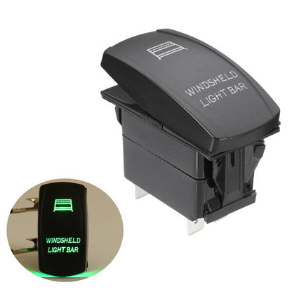 12v 20a 5 Pin Winshield Switch On/off Led Rocker Light Laser
