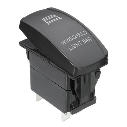 12v 20a 5 Pin Winshield Switch On/off Led Rocker Light Laser