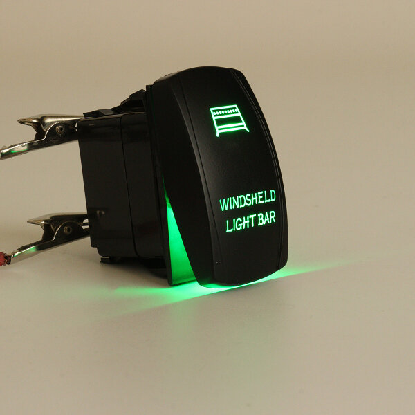 12v 20a 5 Pin Winshield Switch On/off Led Rocker Light Laser