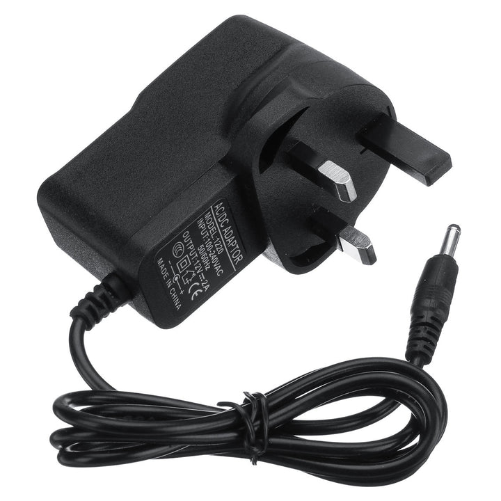 12v 6w Uk Plug Charger Adapter To Dc Power Cable Cord
