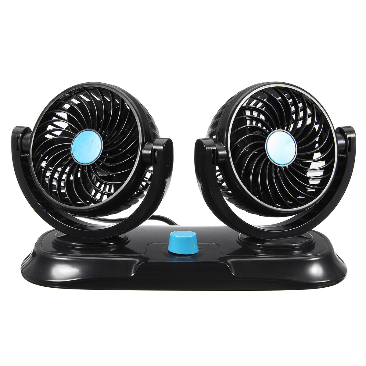 12v Adjustable Double 360 Degrees Mini Oscillating Fan