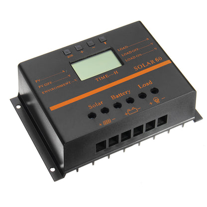 12v/24v 40a/50a/60a/80a Pwm Solar Controller Lcd Function 5v