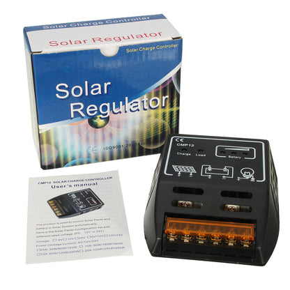 12v/24v Cmp 10a Solar Panel Charger Regulator Controller For