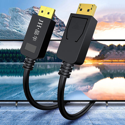 JH H510C 8K DisplayPort1.4 Cable DP1.4 Male to Male HD Cable 32.4Gbps HDR 3D Conection Cable for TV Projector Desktop PC